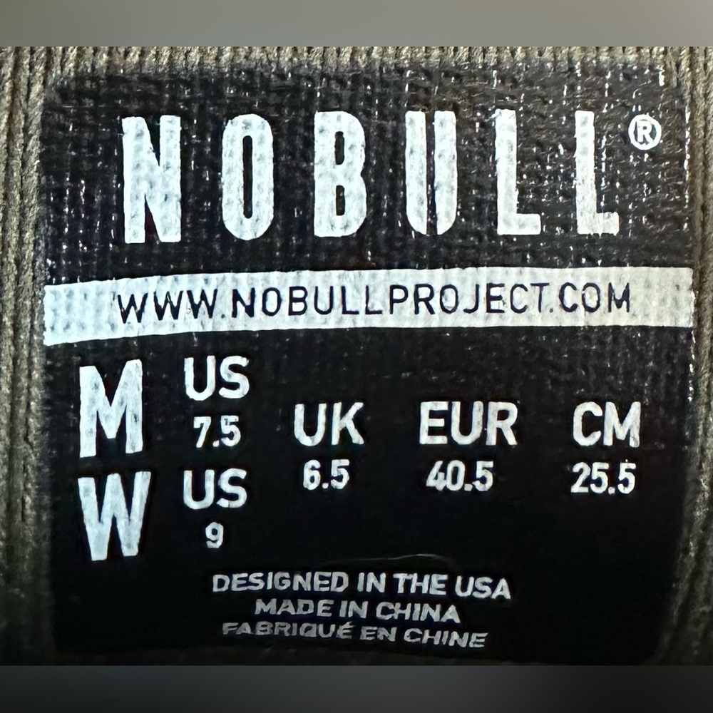 NOBULL Outwork Superfabric Trainer High Top Womens Size 7.5 Gym Shoe Olive Green - Picture 15 of 15